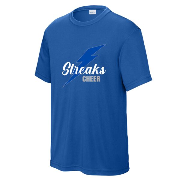 Streaks Cheerleading Unisex Adult/Youth Performance Tees   Thumbnail